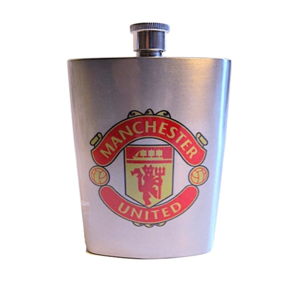 Manchester United - Plunta rustfrit stål Silver