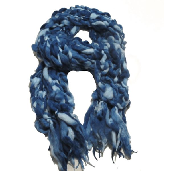 RUVESTRIKET TØRKLÆDE Blue