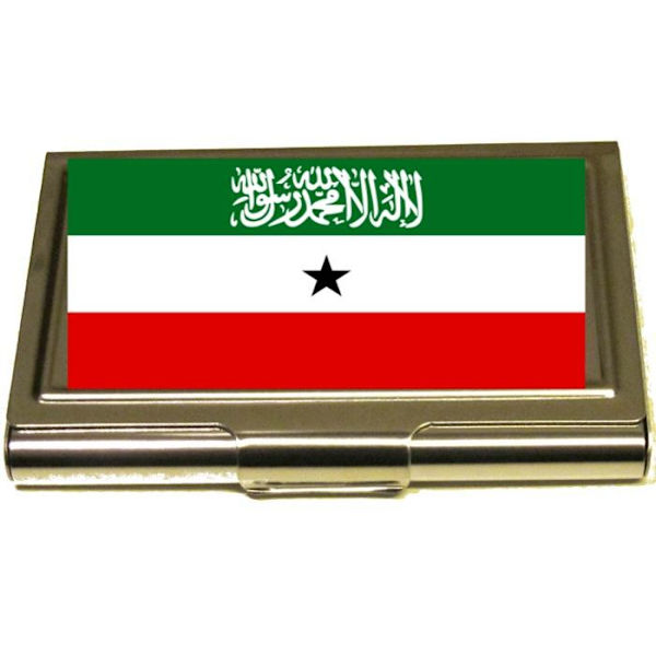 Somaliland flaggkortholder Silver