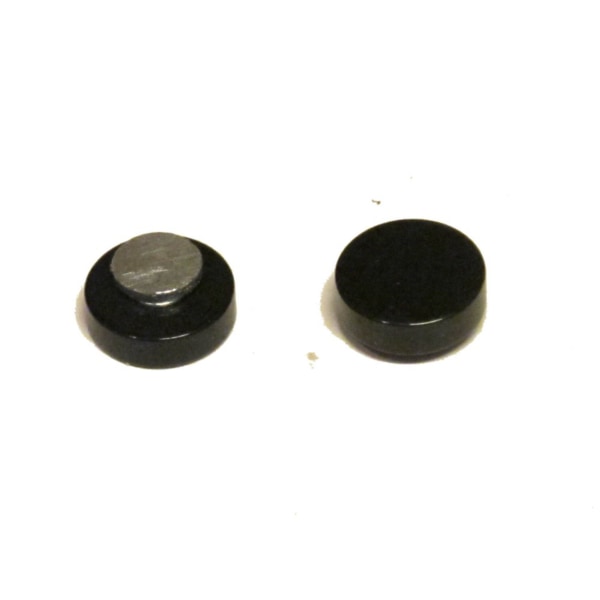 Magneettikorvakorut mustat Black 6 mm 