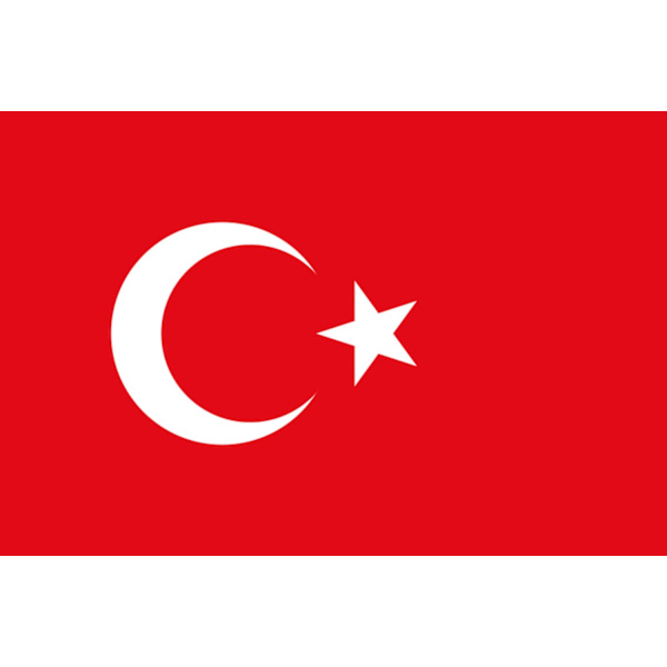 Tyrkias flagg White