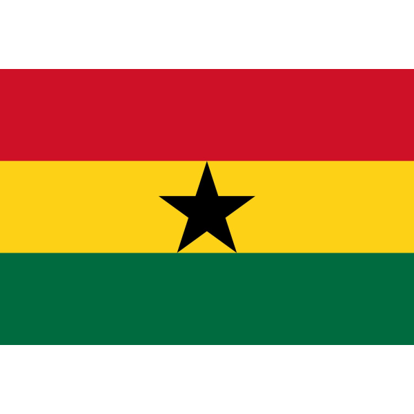 Ghana flagga