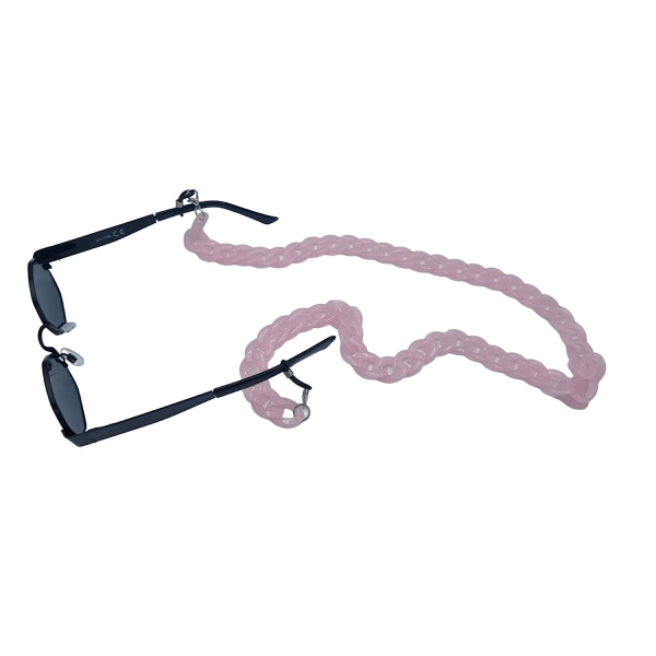 Exklusivt Senilsnöre /glasögonsnore Glasögon Kedja Pink Rosa