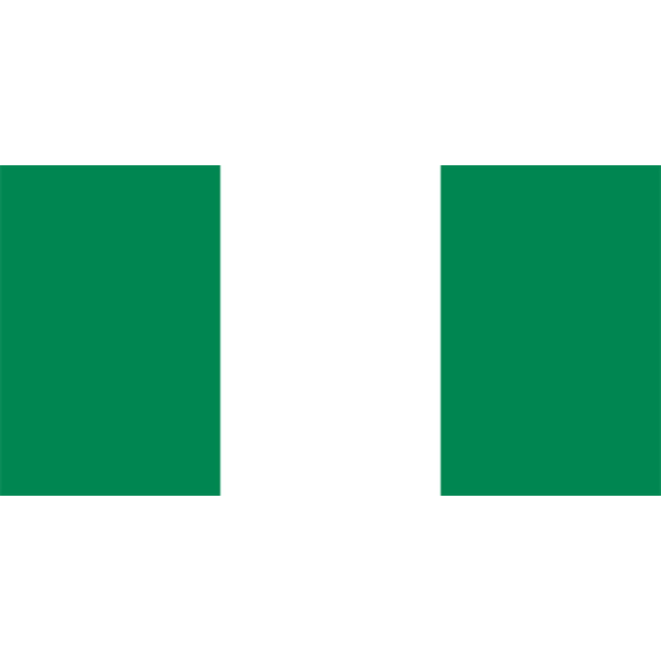 Nigeria flagg White Nigeria 