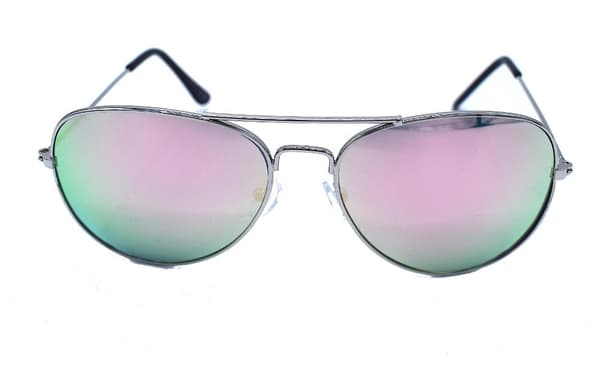 Midnight Pilot Solbriller - Rosa speil Pink