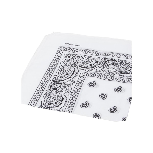 Paisley Bandana i flere farver White