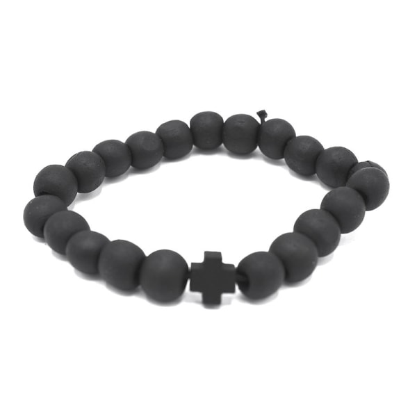 CROSS PEARL armbånd sort - elastisk Black