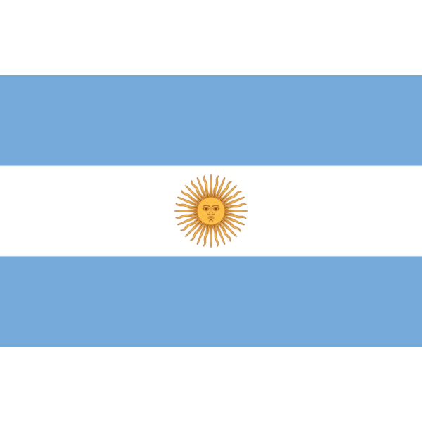 Argentina flagg