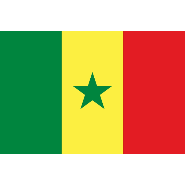 Senegal flagga Senegal 