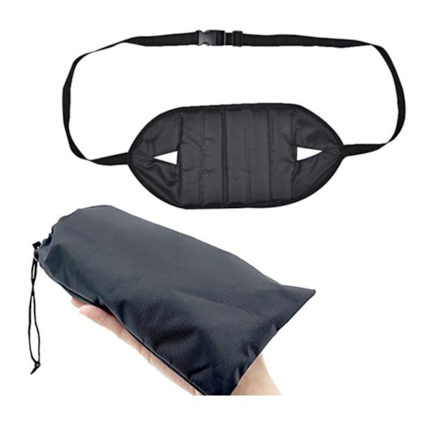 Hängmatta för fötter hammock flygplan - COMFY HANGER (Flygresor) Svart