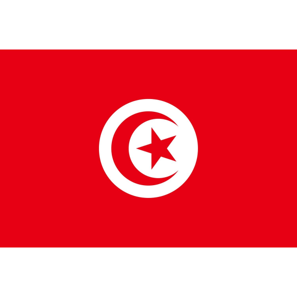 Tunisien flagga Tunisia