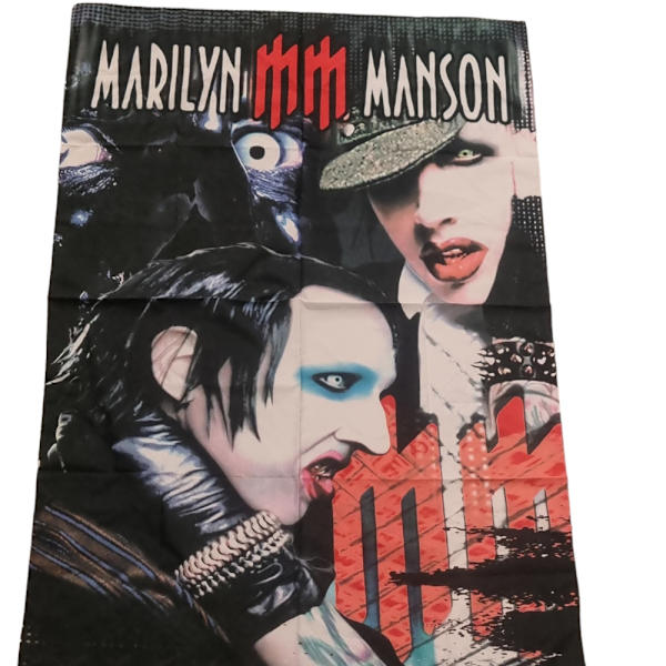 Flag - Marilyn Manson Black