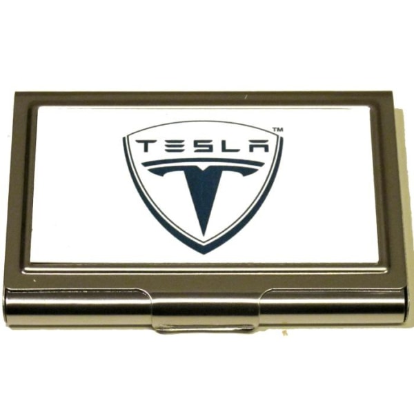 Tesla - Korthållare Silver