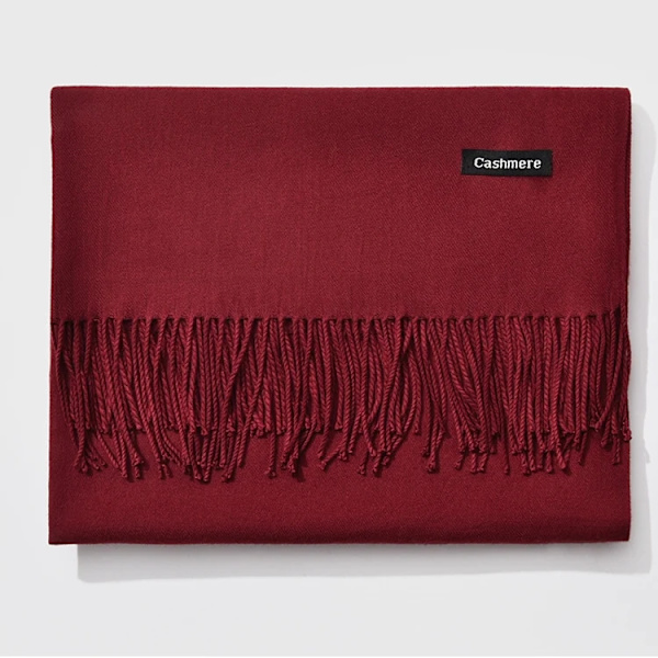 Viscose huivi punainen Wine red