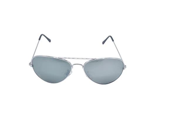 Pilot solbriller med speilglass Silver