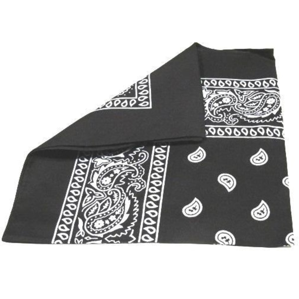 Paisley Bandana flere farger Black