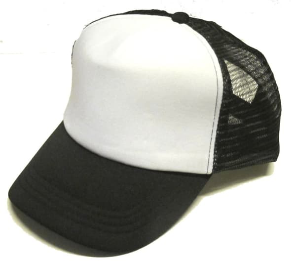 Trucker cap - Hvit og svart White