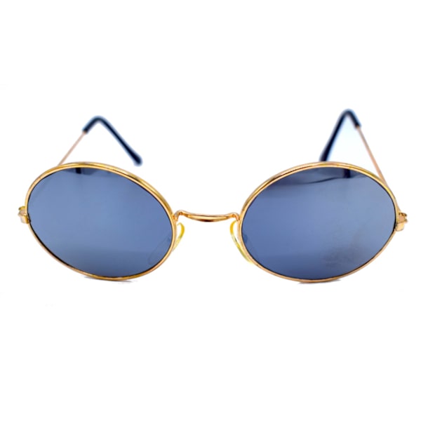 Ovale speilsolbriller Gold