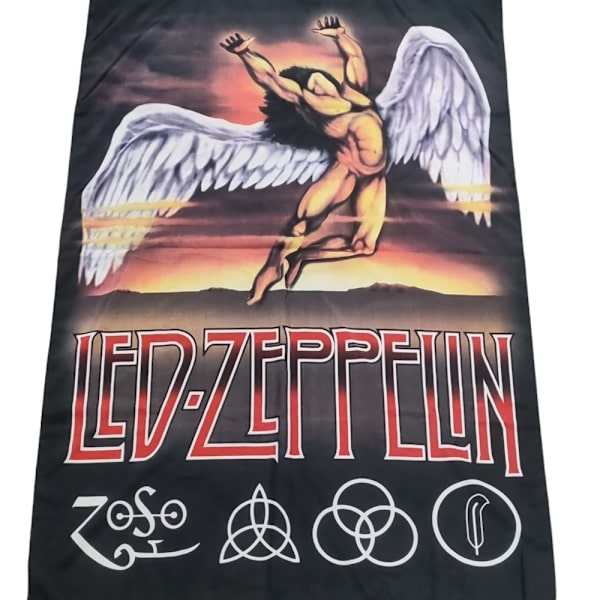 Flagga - Led Zeppelin Svart