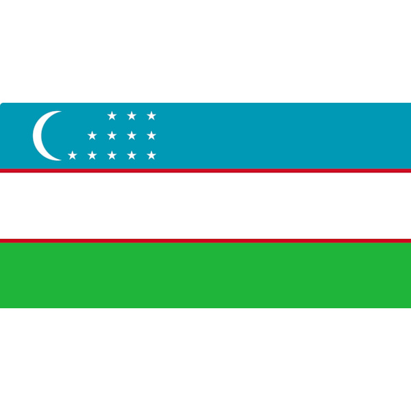 Uzbekistan lippu