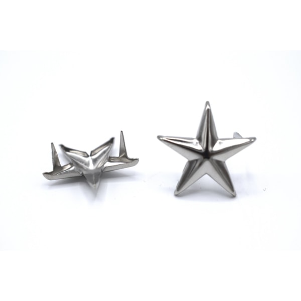 Sokeaniittejä STARS - Hopeanväriset  100 st Silver