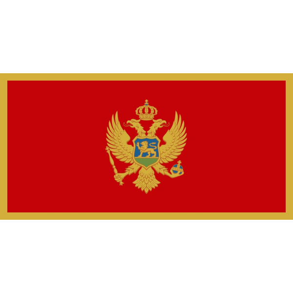 Montenegro flagg Montenegro 