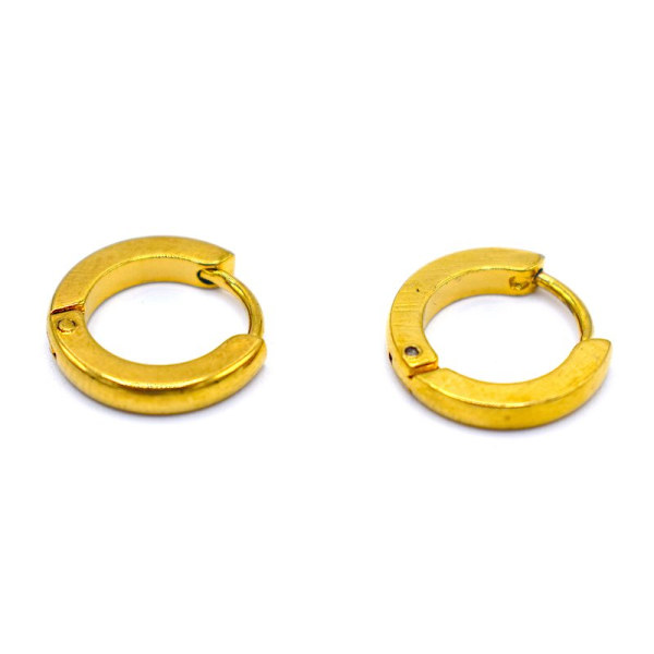 RING ØRNINGER - GULDFARVERET Gold