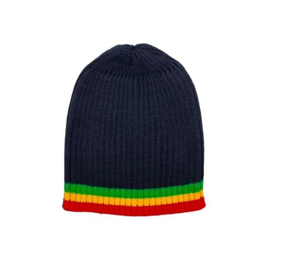 Rasta Beanie Black
