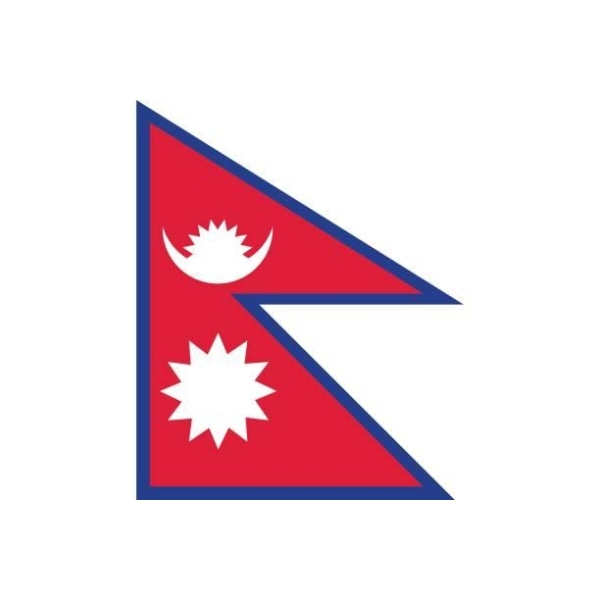 Nepal flagg Nepal 