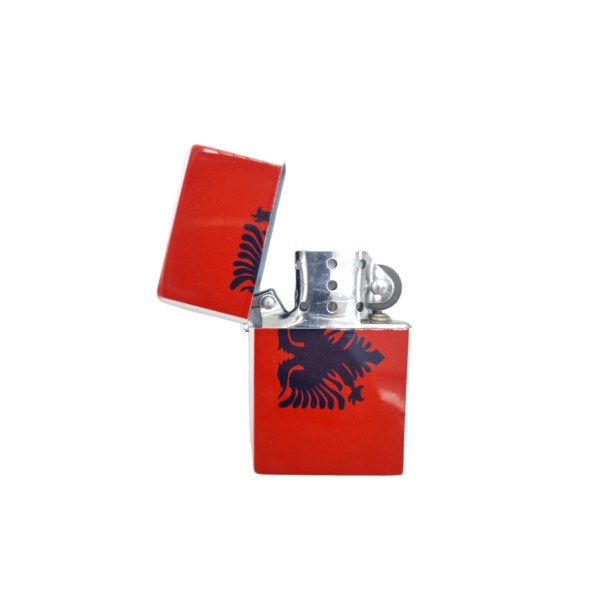 Benzinlighter - ALBANIENS FLAG
