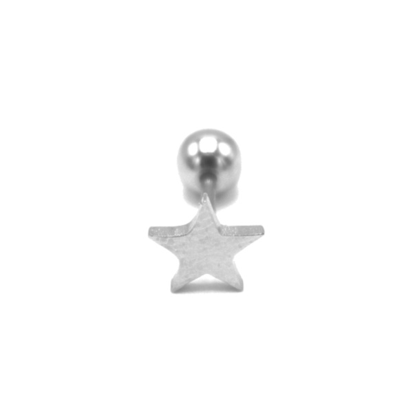 STJERNE LITTLE ØRERING Silver