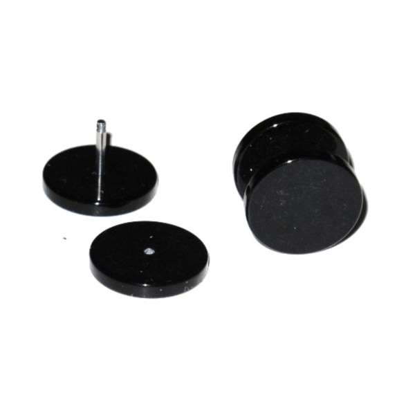 Fake Plug - Sort 10 mm / et par Black