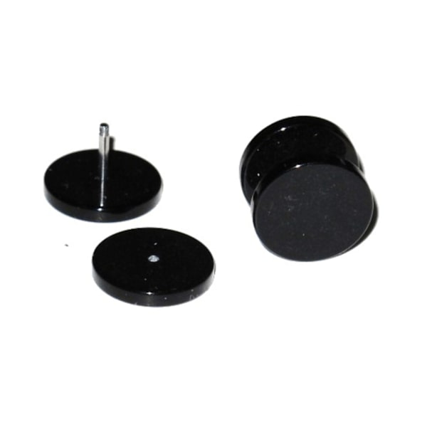Fake Plug - Sort 10 mm/par Black