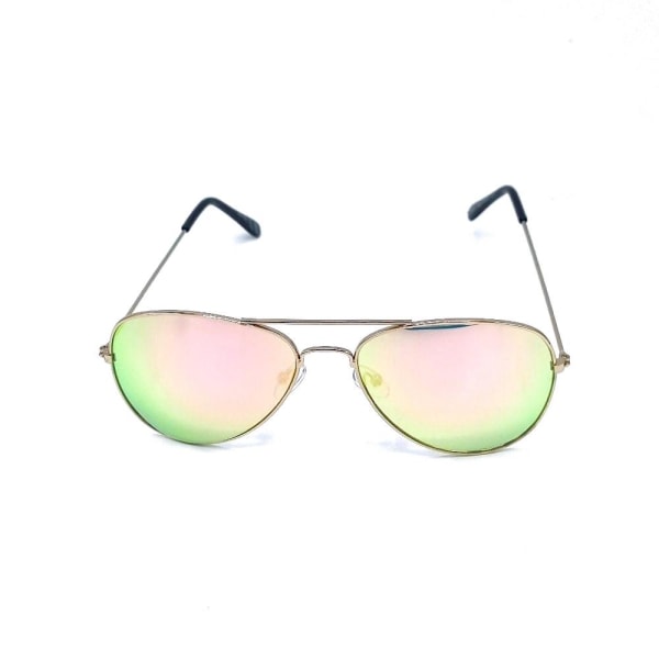 Pilot solbriller Stål - Grønne/rosa linser Pink f21e | Pink | 50 | Fyndiq