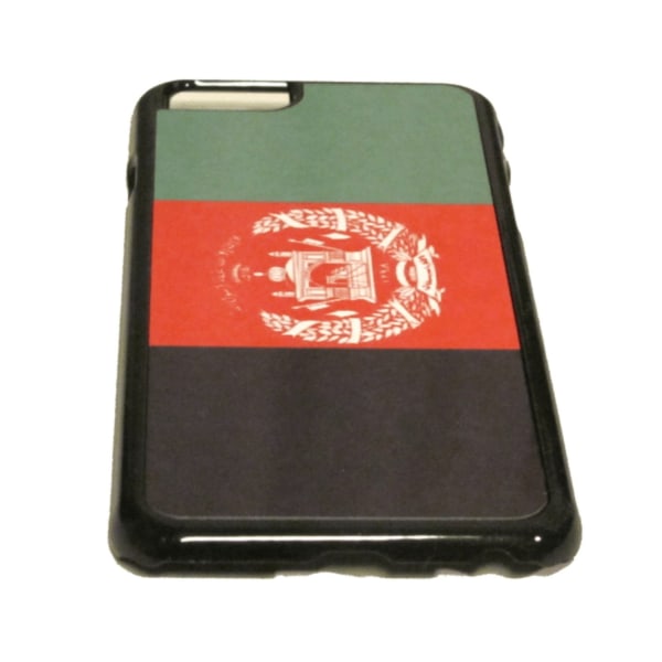 Mobilskal - Afghanistans Flagga Iphone 7/7S, 8/8S Svart