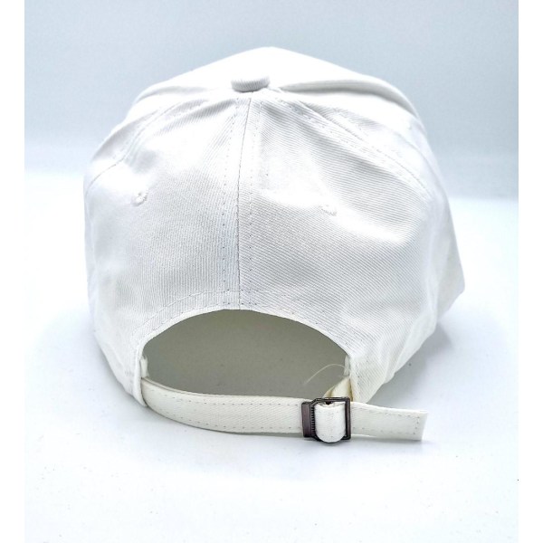 Hvid kasket Unisex baseball kasket White