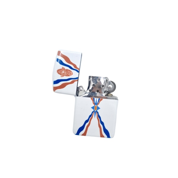 Assyrisk flagg bensin lighter