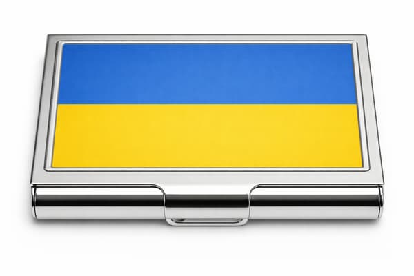 Ukrainsk flag Kortholder