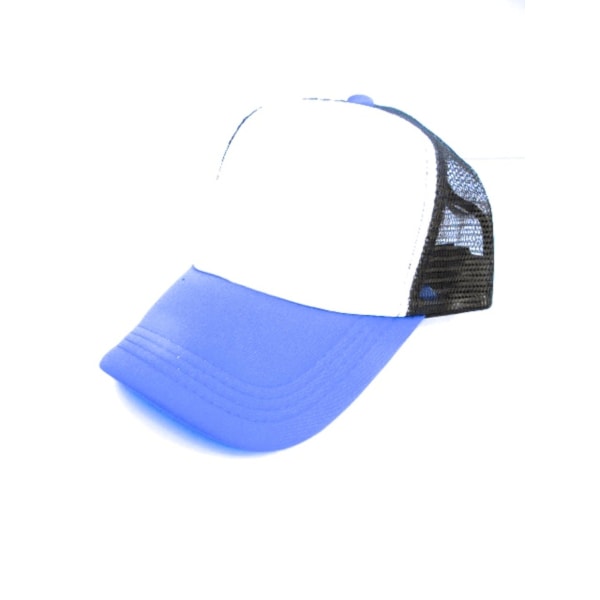 Trucker cap - Blå, hvit og svart Blue