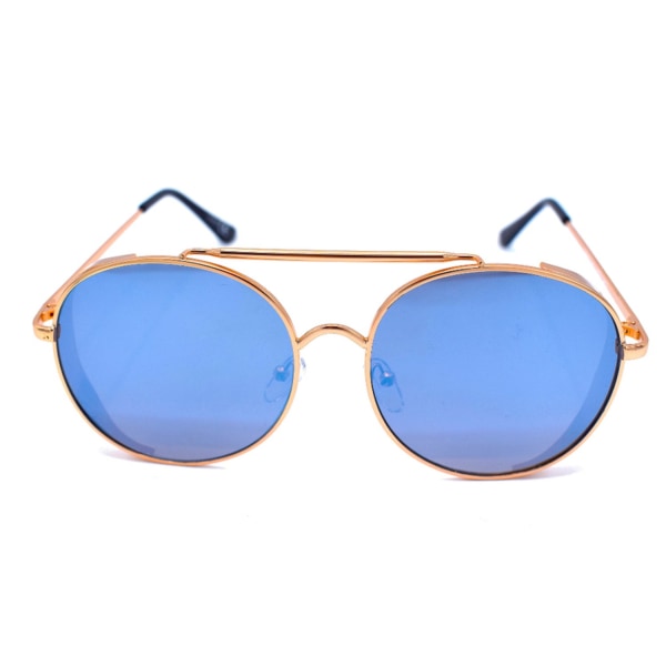 Blå runde solbriller med linsebeskyttelse Blue
