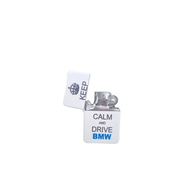 Bensin lighter Keep calm and drive BMW