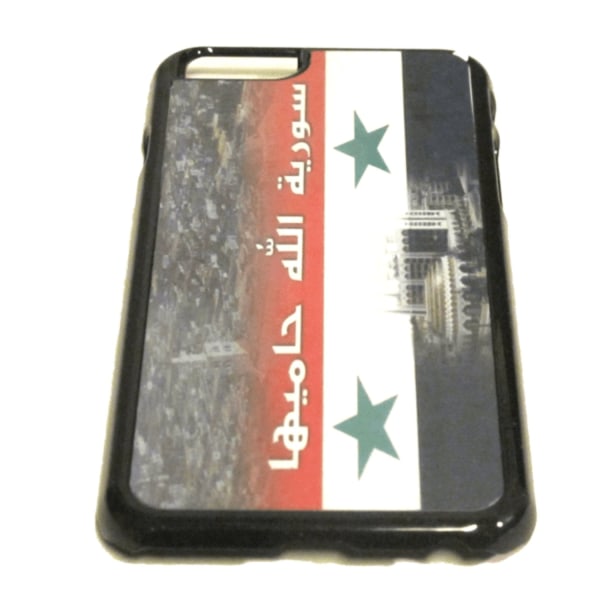 Mobilcover - Syrisk flag Black