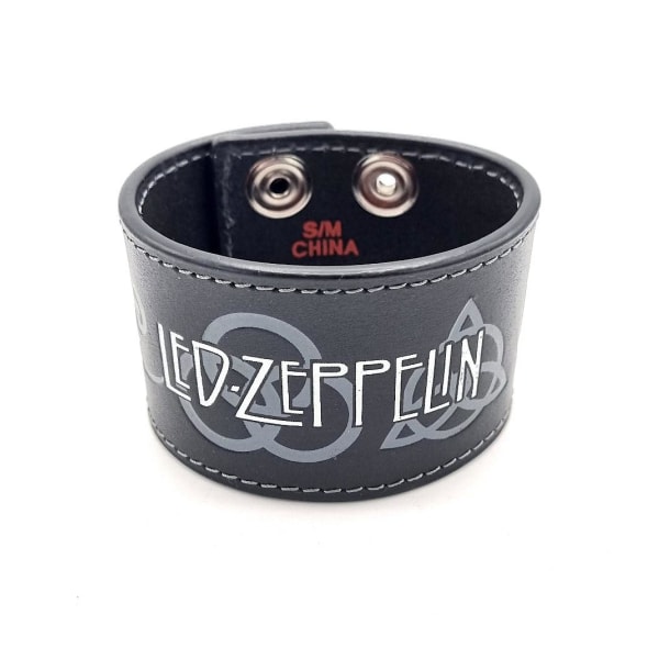 Led Zeppelin armband Svart