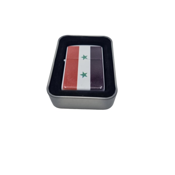 Syrien flagga bensintändare