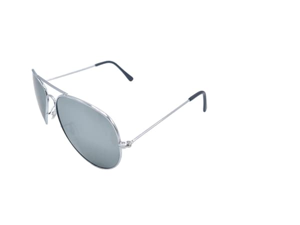 Pilot solbriller med speilglass Silver