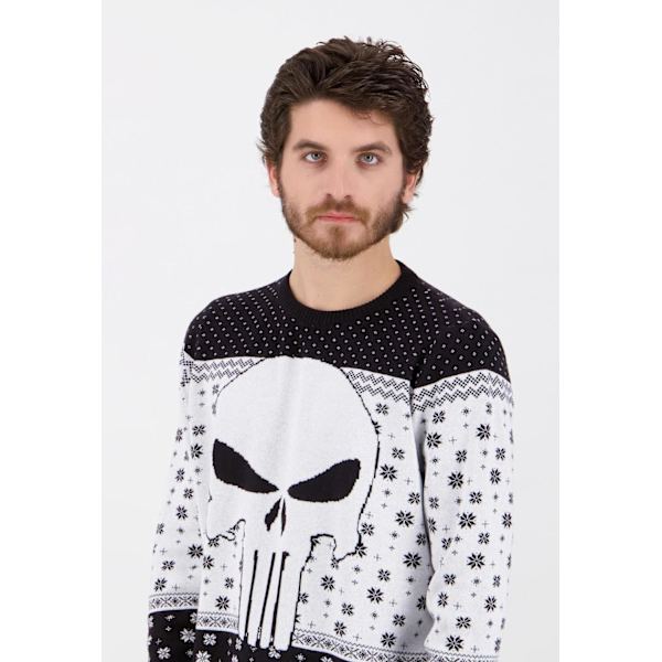 Marvel - Punisher julegenser Black M