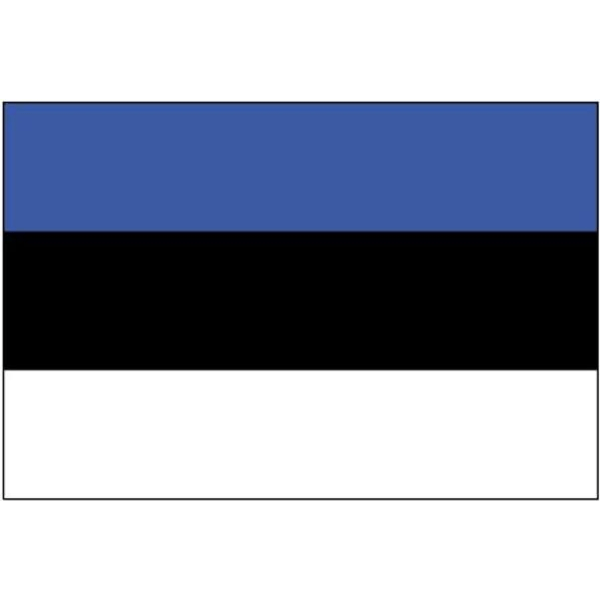 Estland flagga Estonia