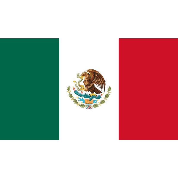 Flagget til Mexico Mexiko 