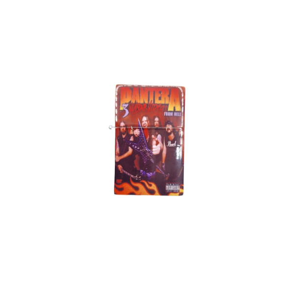 Pantera Bensin lighter Silver