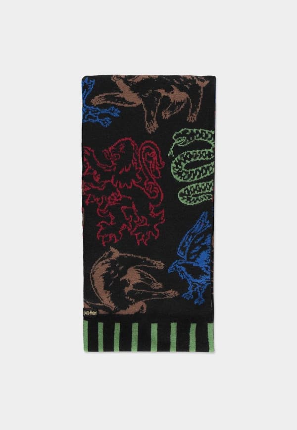 Harry Potter - lue og skjerf (gavesett) Black